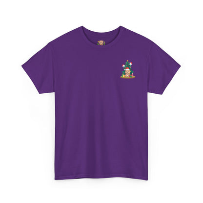 Peek a booo Christmas mini Santa bears (front) unisex crewneck t-shirt
