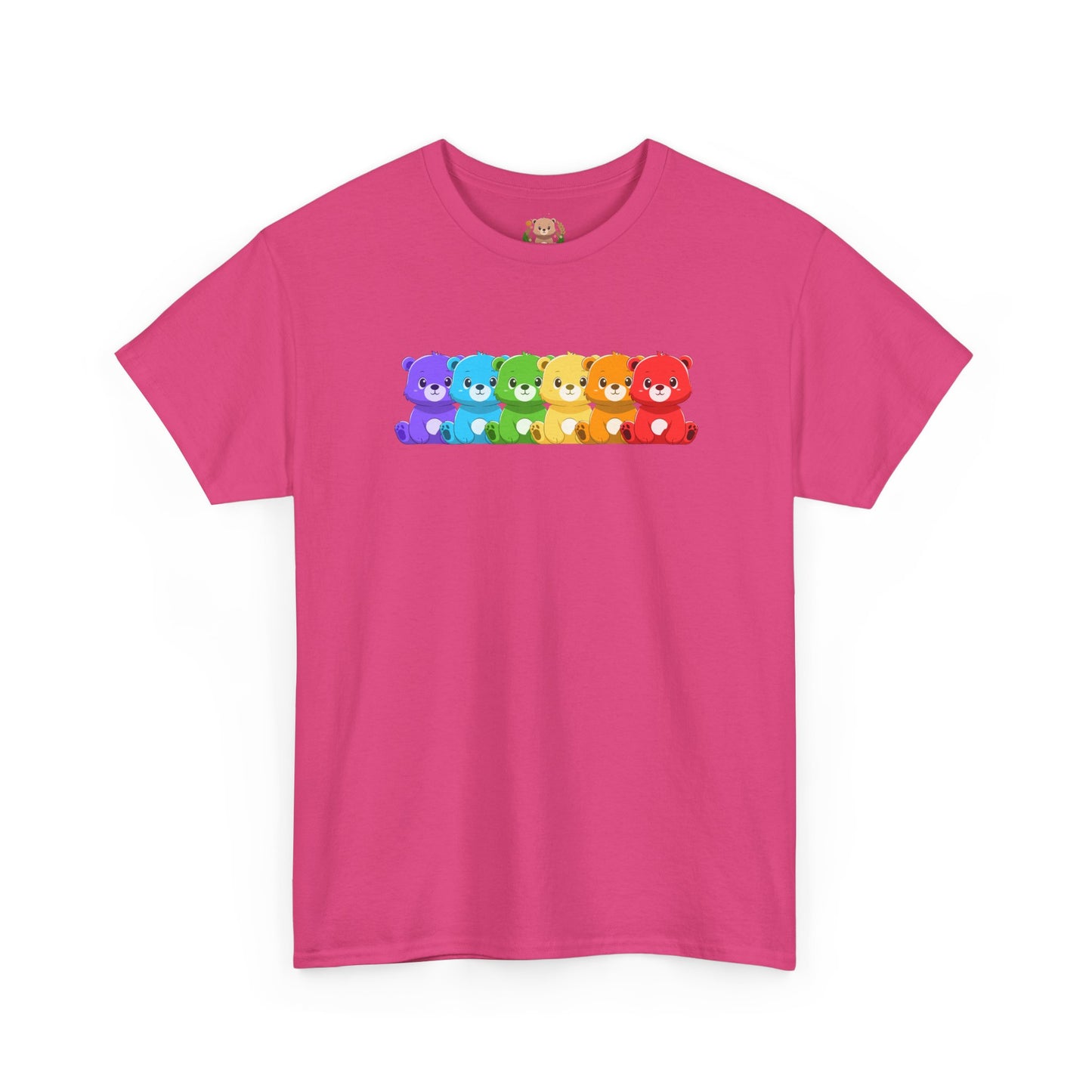 Rainbow bears hug unisex crewneck t-shirt