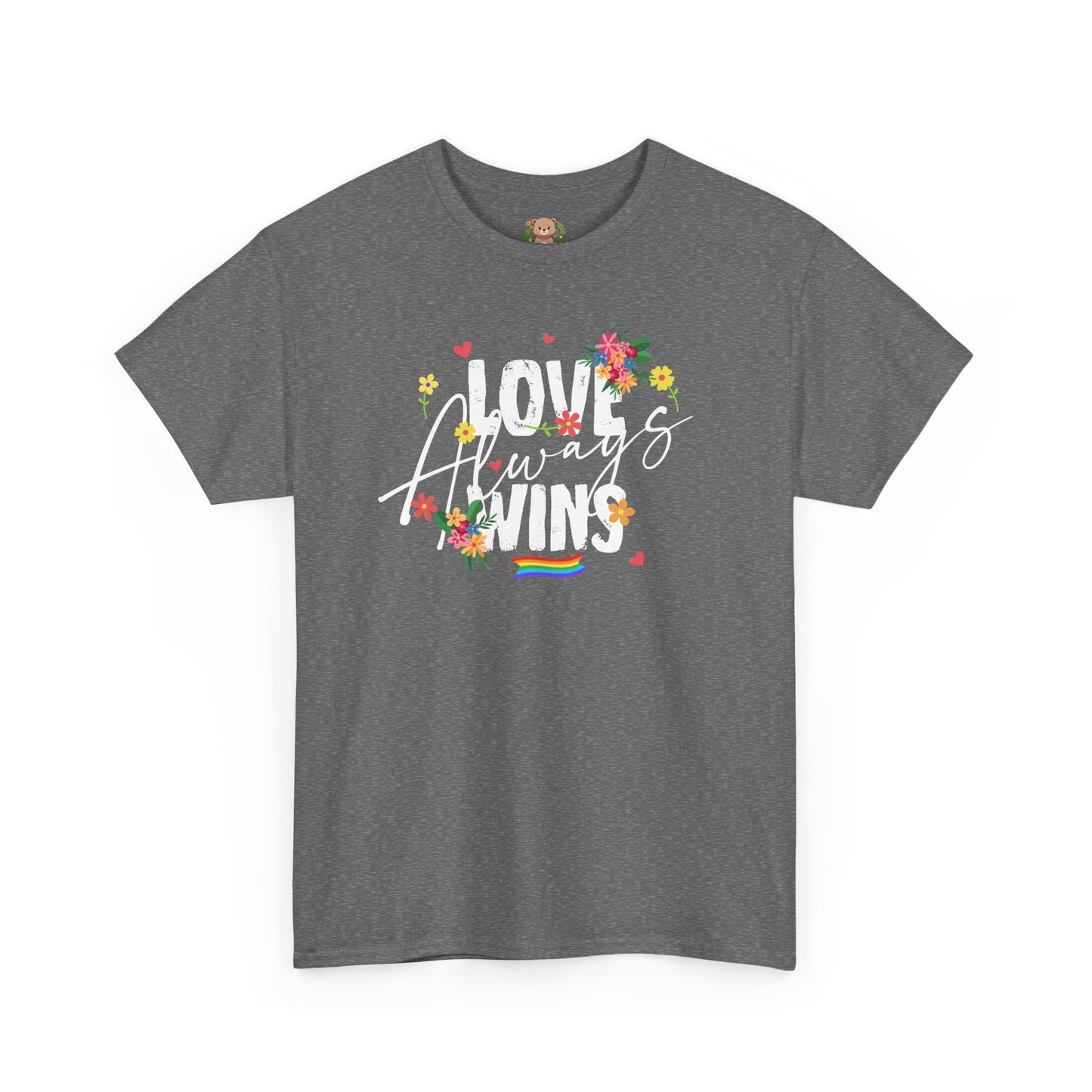 Love always wins (front) unisex crewneck t-shirt