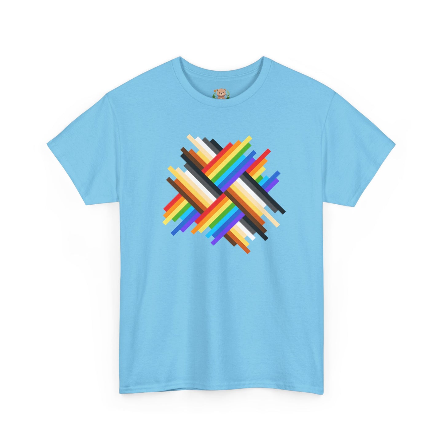 Bear and rainbow pride unisex crewneck t-shirt