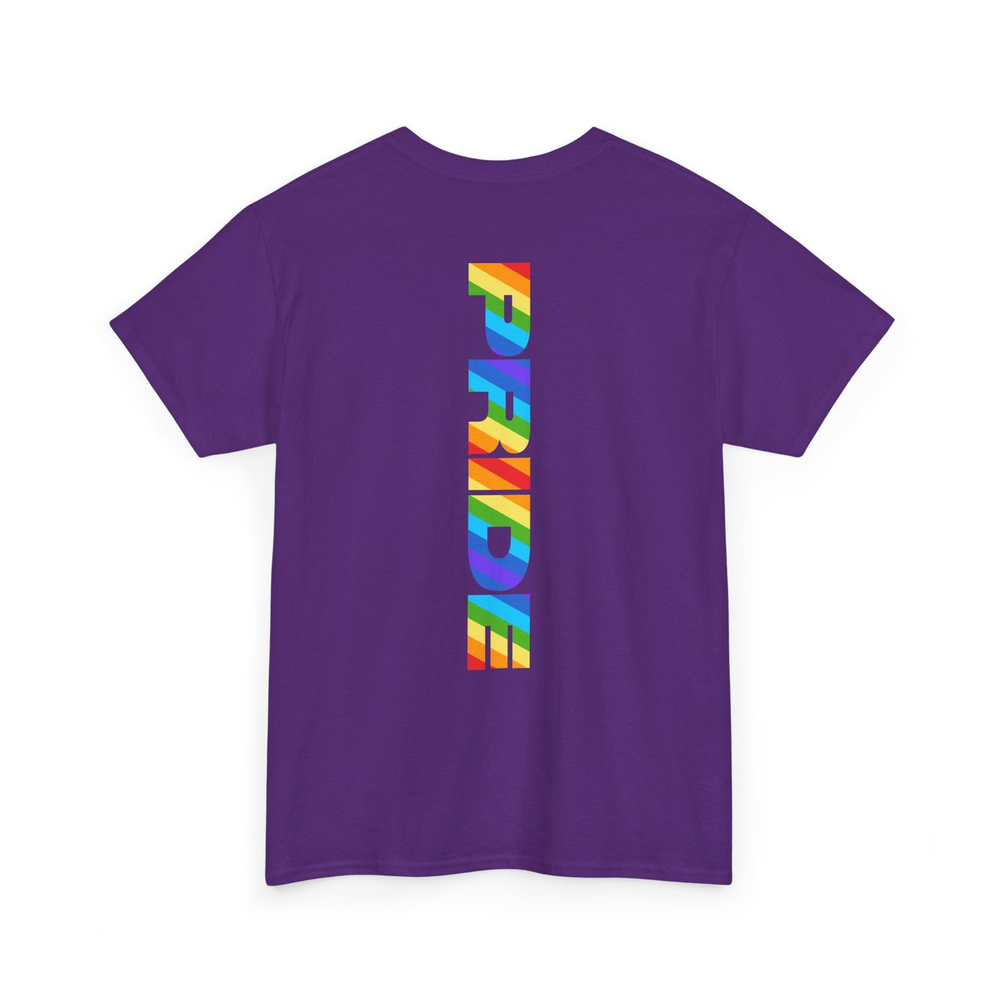 Pride rainbow (back) unisex crewneck t-shirt