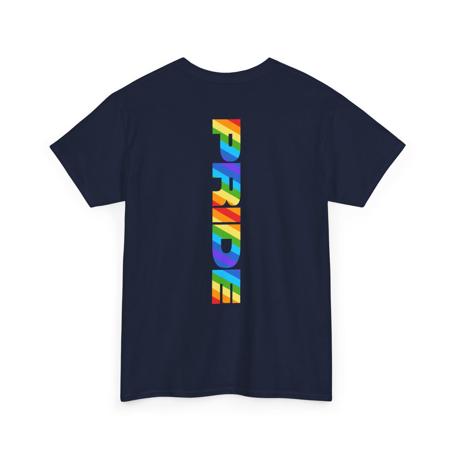 Pride rainbow (back) unisex crewneck t-shirt