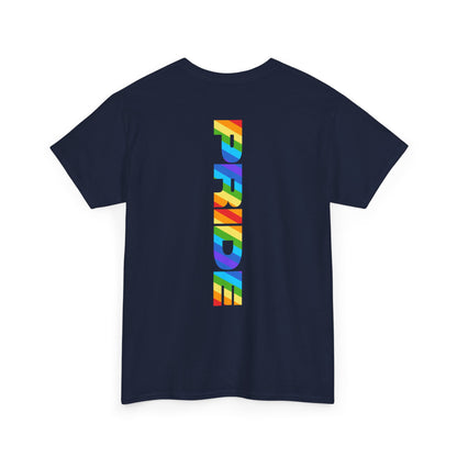 Pride rainbow (back) unisex crewneck t-shirt