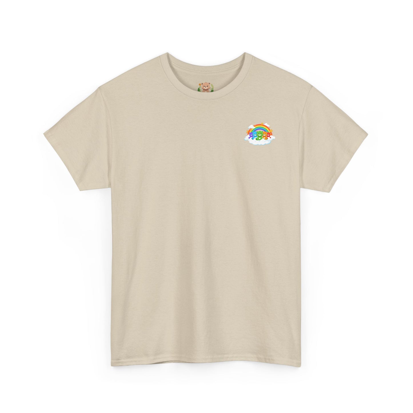 Rainbow bears in the cloud mini unisex crewneck t-shirt