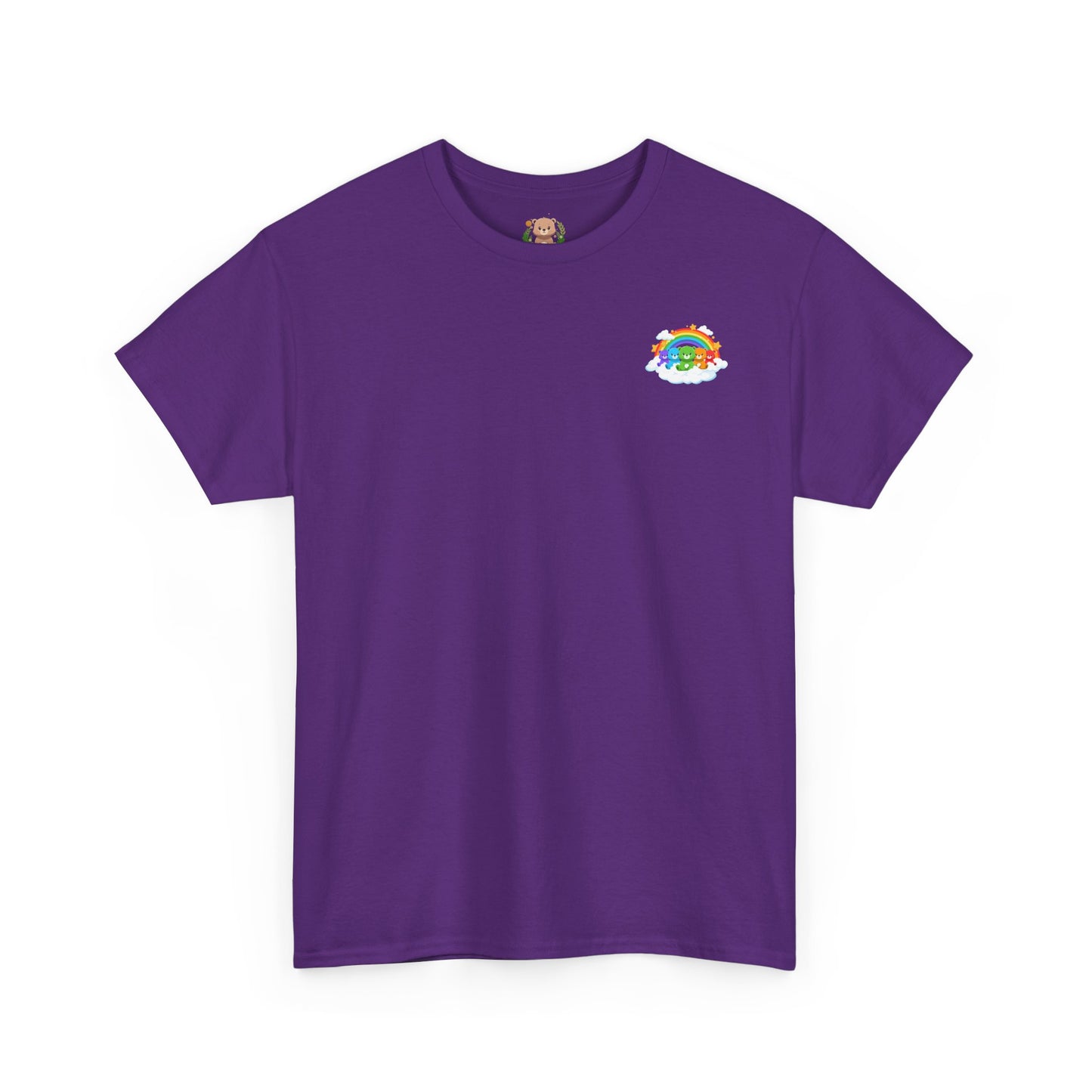 Rainbow bears in the cloud mini unisex crewneck t-shirt