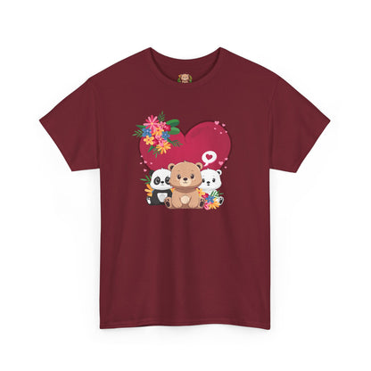 Bears full of love (front) unisex crewneck t-shirt