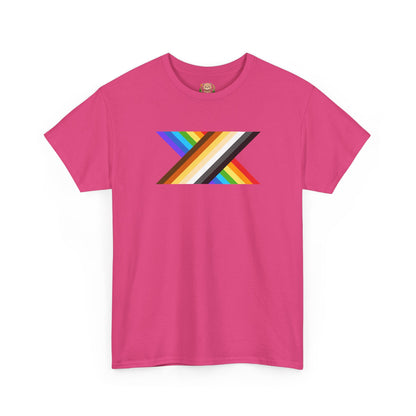 Bear and rainbow pride X unisex crewneck t-shirt