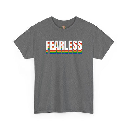 Fearless rainbow (front) unisex crewneck t-shirt