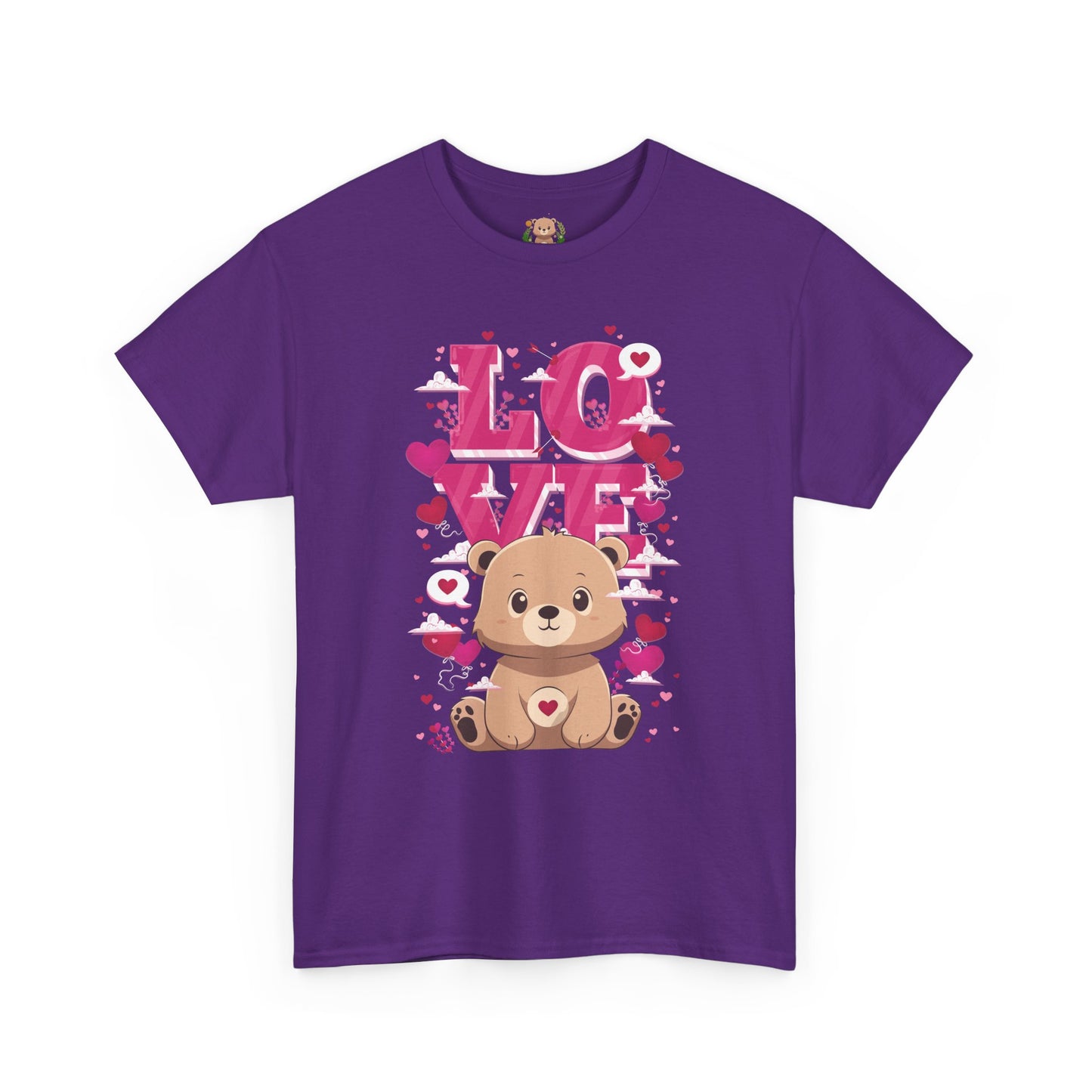 Pancha bear's love (front) unisex crewneck t-shirt