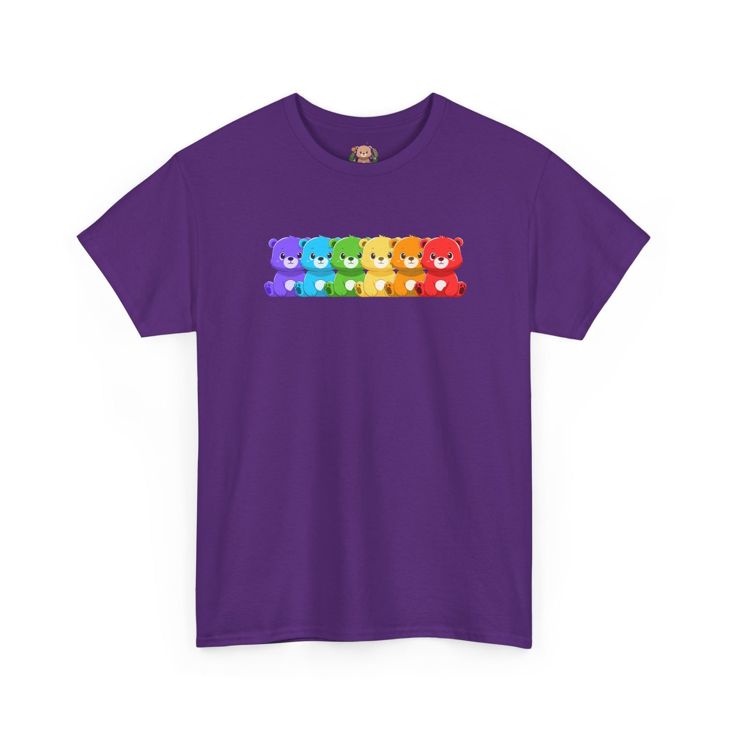 Rainbow bears hug unisex crewneck t-shirt