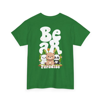 Bear paradise (back) unisex crewneck t-shirt