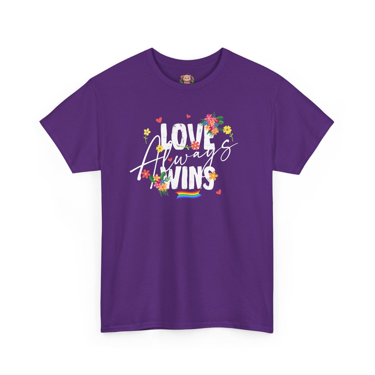 Love always wins (front) unisex crewneck t-shirt