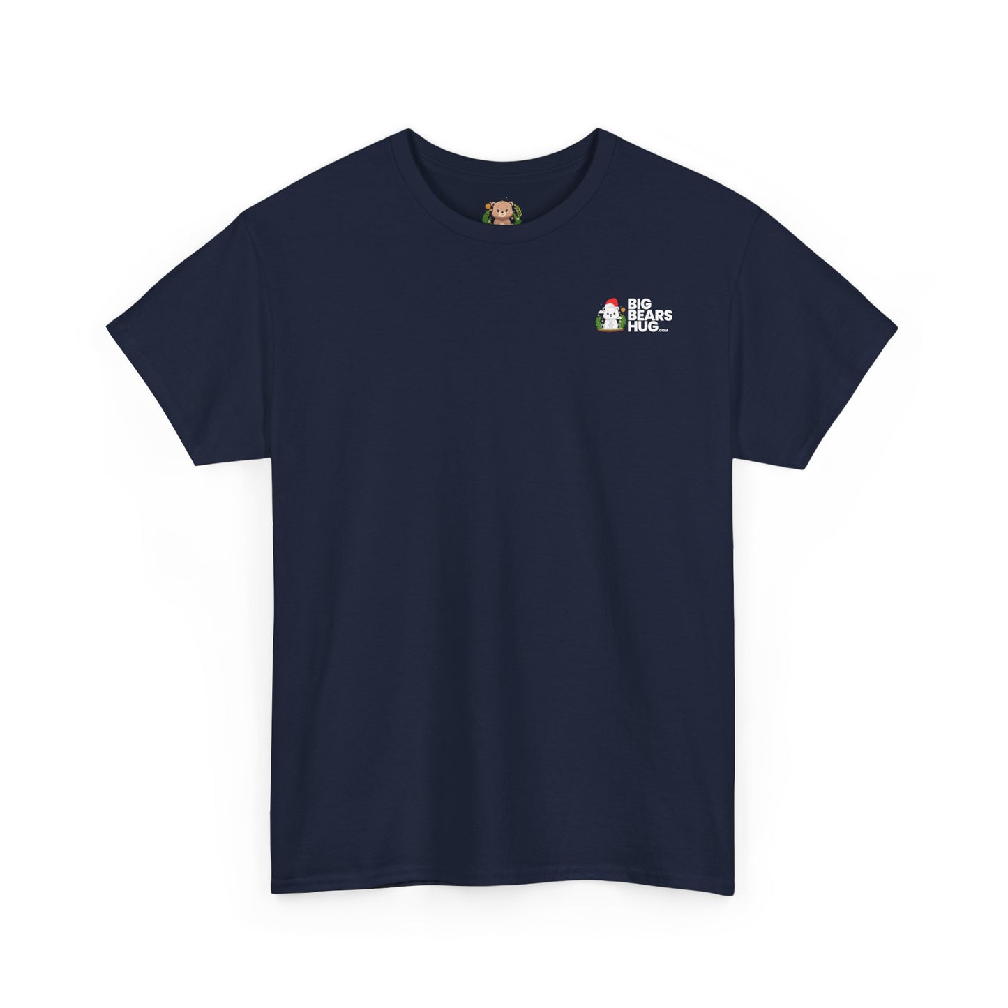 Snojo bear mini hug (front) Christmas unisex crewneck t-shirt