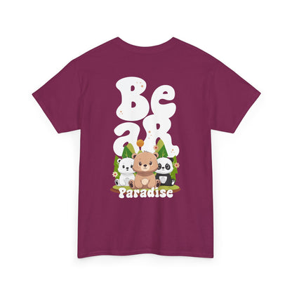 Bear paradise (back) unisex crewneck t-shirt