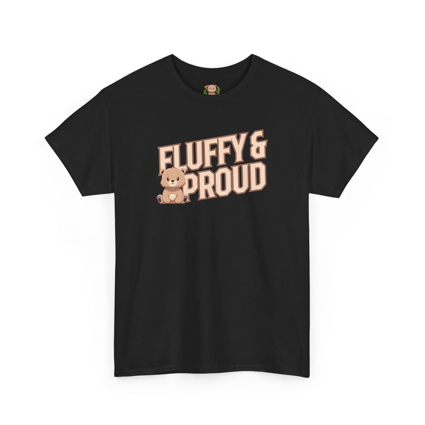 Fluffy and proud Pancha bear unisex crewneck t-shirt
