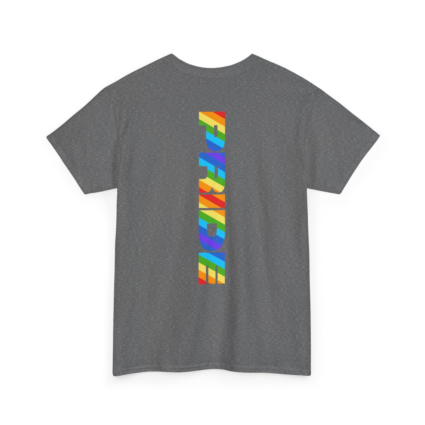 Pride rainbow (back) unisex crewneck t-shirt