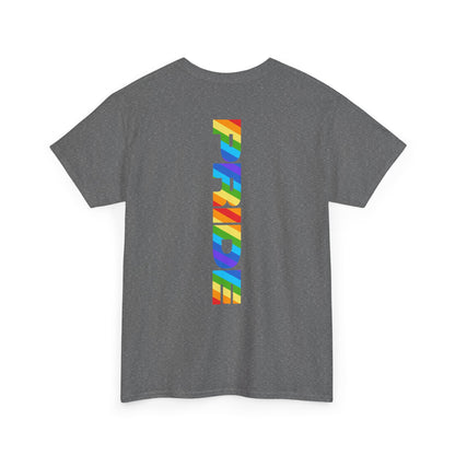 Pride rainbow (back) unisex crewneck t-shirt