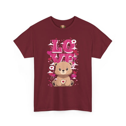 Pancha bear's love (front) unisex crewneck t-shirt