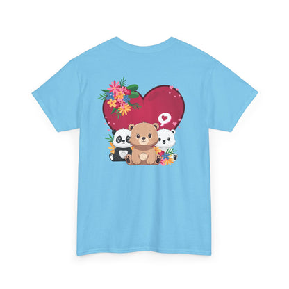 Bears full of love (back) unisex crewneck t-shirt