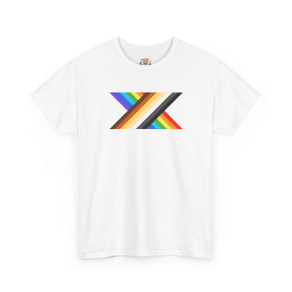 Bear and rainbow pride X unisex crewneck t-shirt