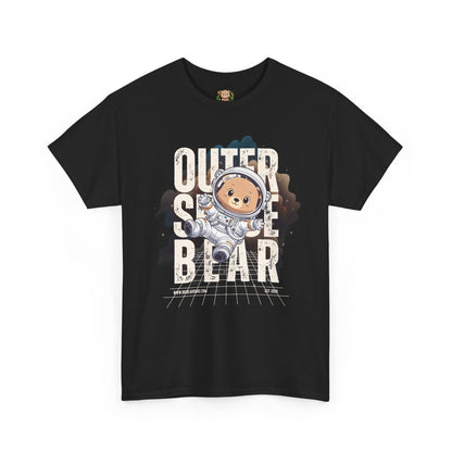 Outer space bear (front) unisex crewneck t-shirt