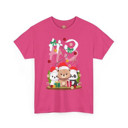 Ho Ho Ho Christmas bears (front) unisex crewneck t-shirt
