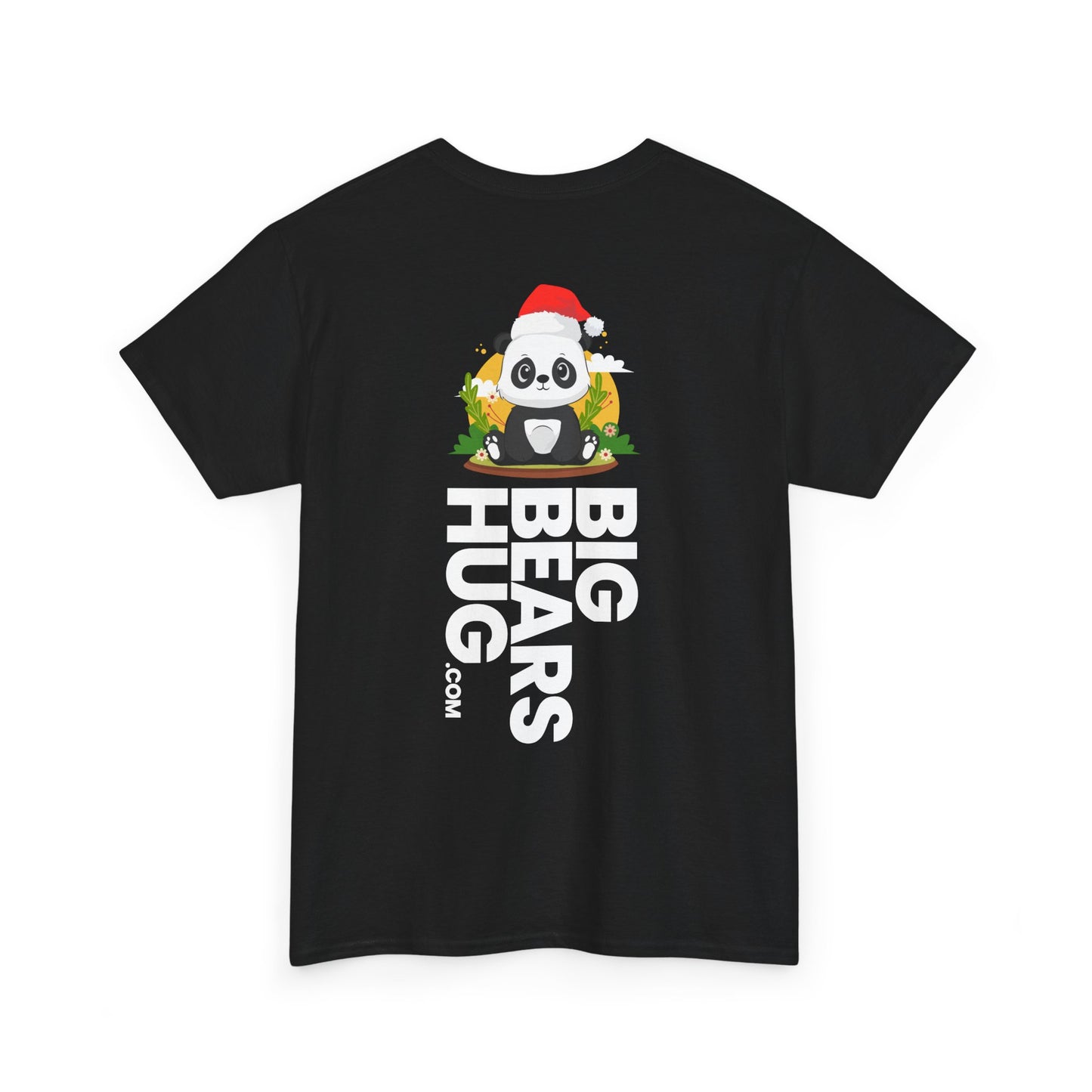 Macho bear hug (back) Christmas unisex crewneck t-shirt