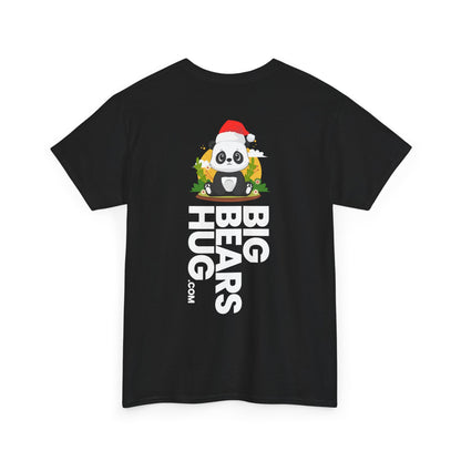 Macho bear hug (back) Christmas unisex crewneck t-shirt