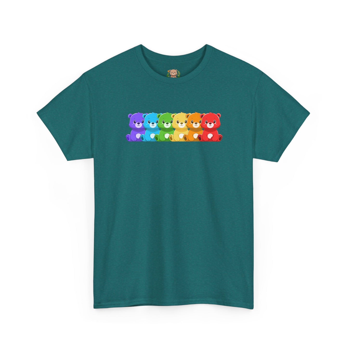Rainbow bears hug unisex crewneck t-shirt