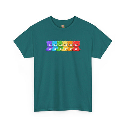 Rainbow bears hug unisex crewneck t-shirt