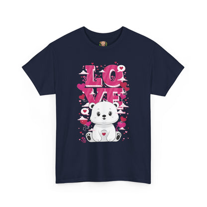 Snojo bear's love (front) unisex crewneck t-shirt