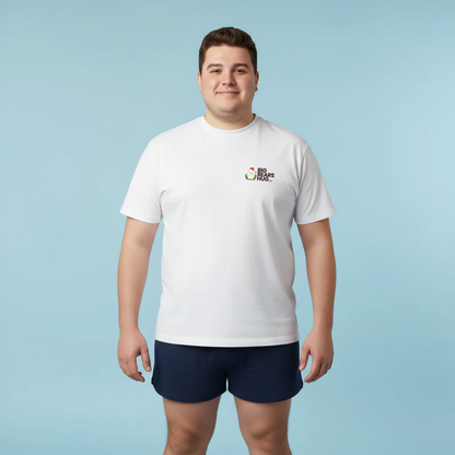 Snojo bear mini hug (front) Christmas unisex crewneck t-shirt