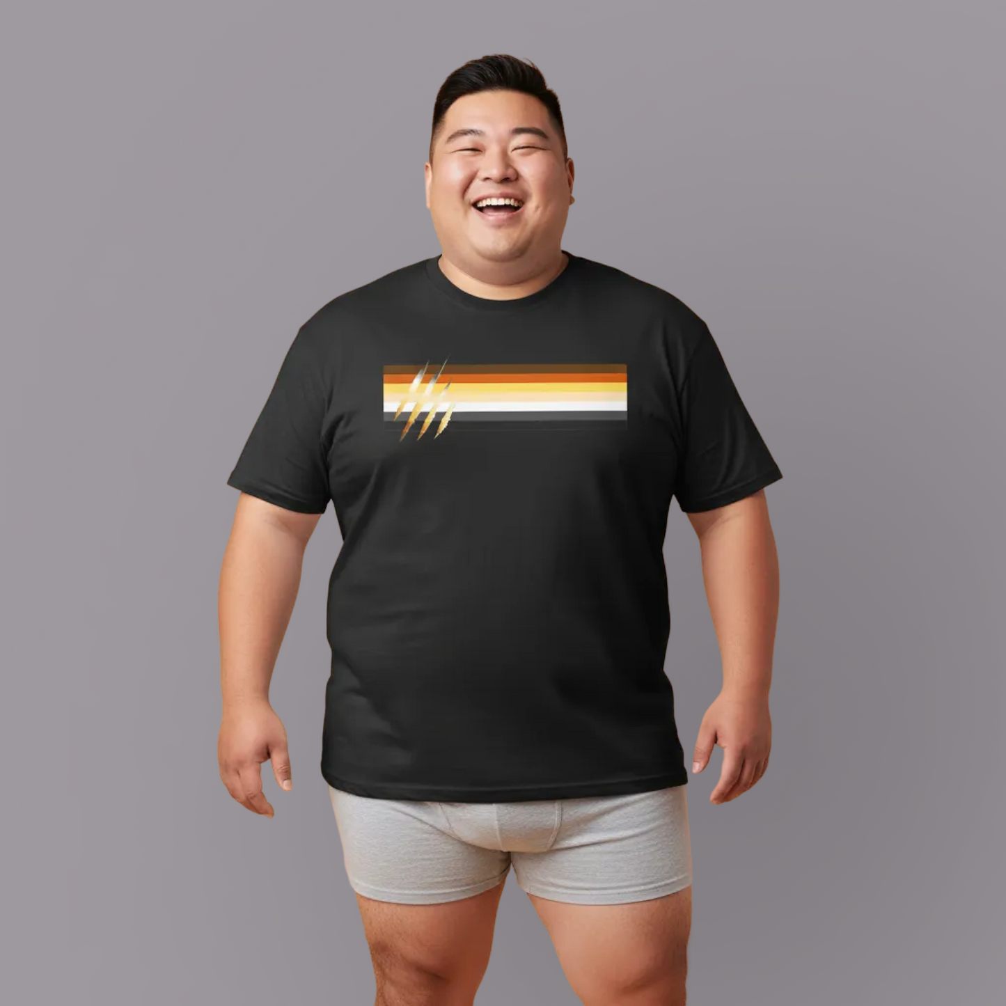 Wild claw bear flag unisex crewneck t-shirt