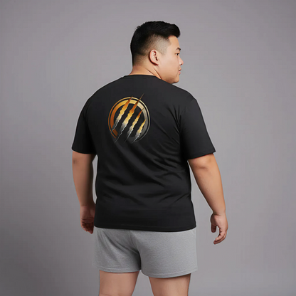 Bear claw slash ring (back) unisex crewneck t-shirt