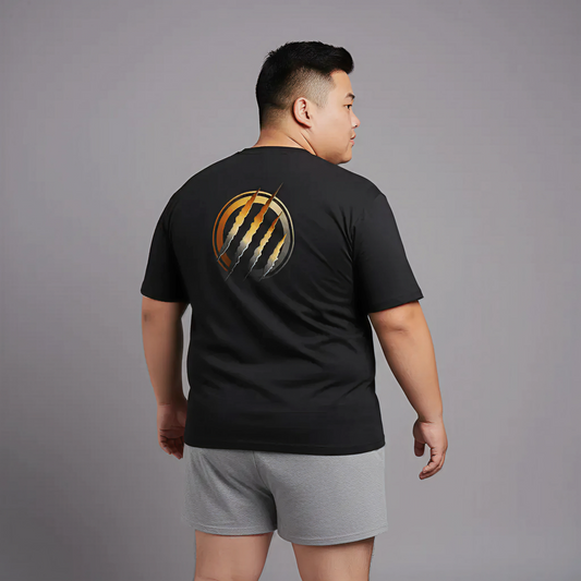 Bear claw slash ring (back) unisex crewneck t-shirt