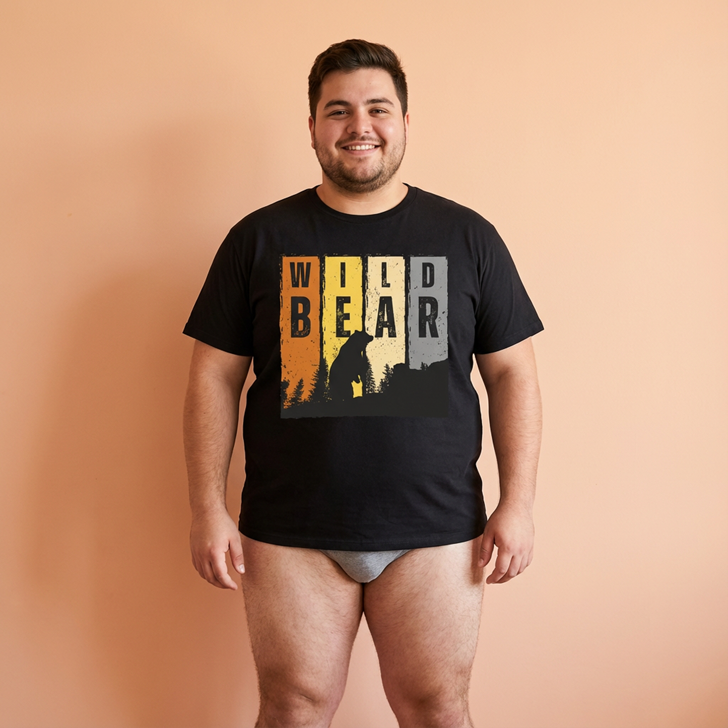 Wild bear pride (front) unisex crewneck t-shirt