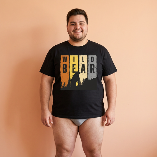 Wild bear pride (front) unisex crewneck t-shirt