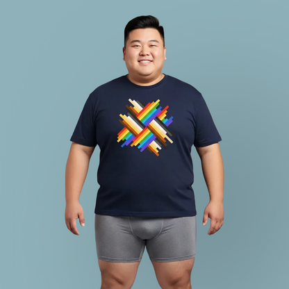 Bear and rainbow pride unisex crewneck t-shirt