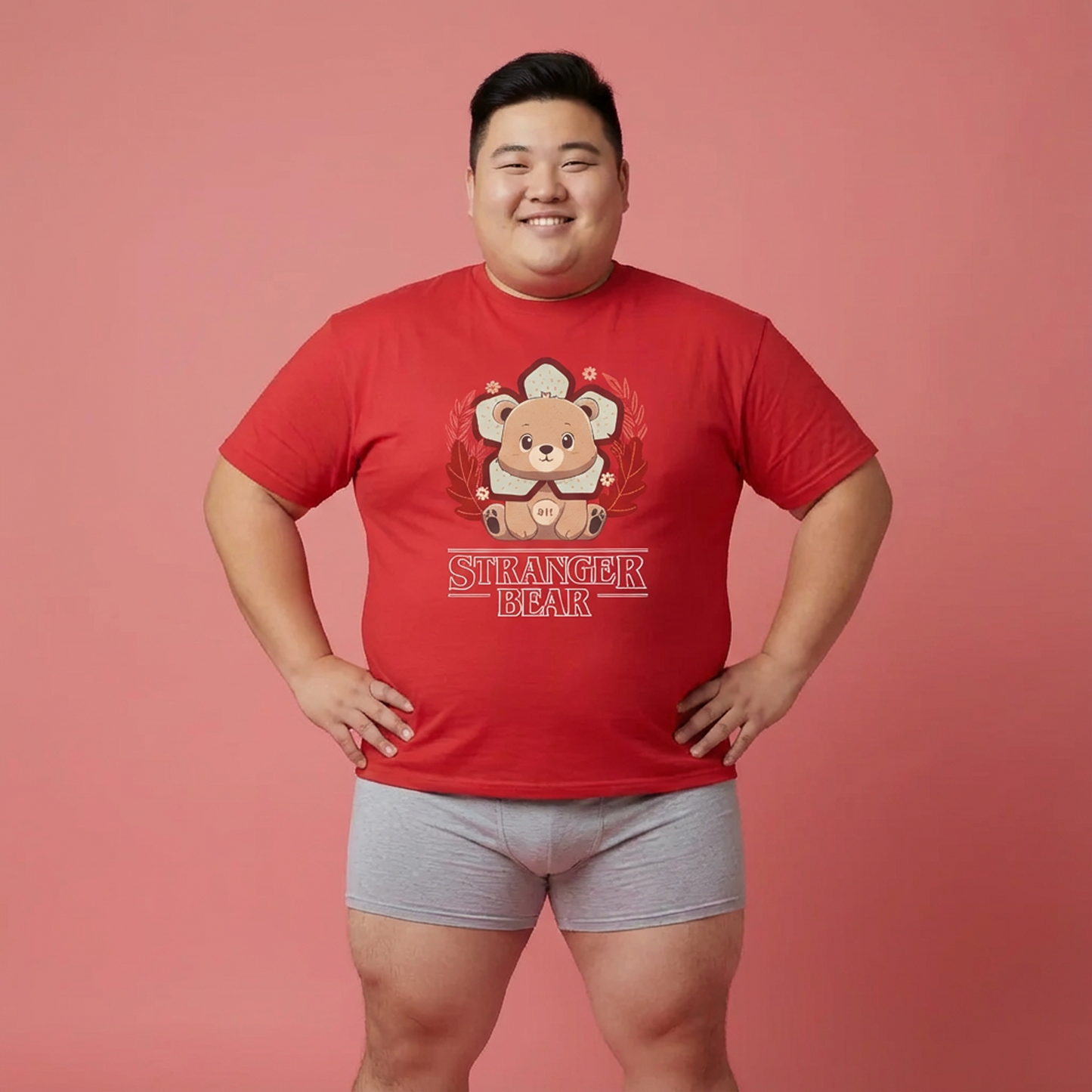 Stranger bear (demogorgon) unisex crewneck t-shirt