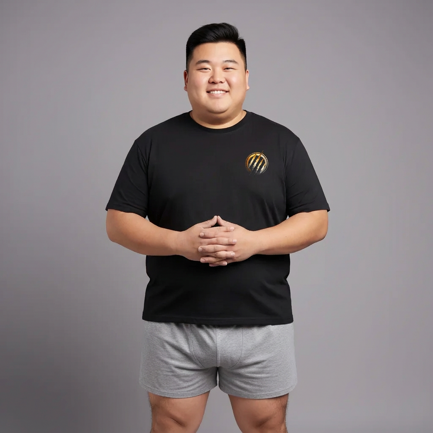 Bear claw slash ring mini (front) unisex crewneck t-shirt