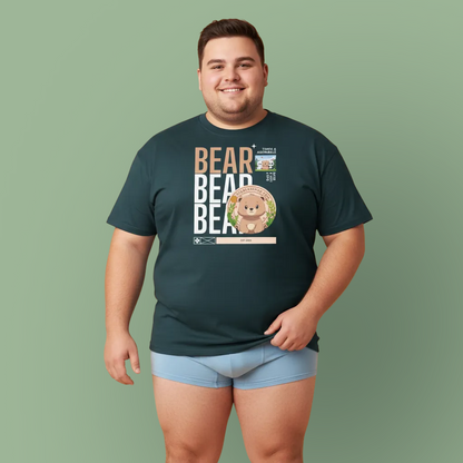Bear bear bear hug (front) unisex crewneck t-shirt