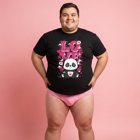 Macho bear's love (front) unisex crewneck t-shirt