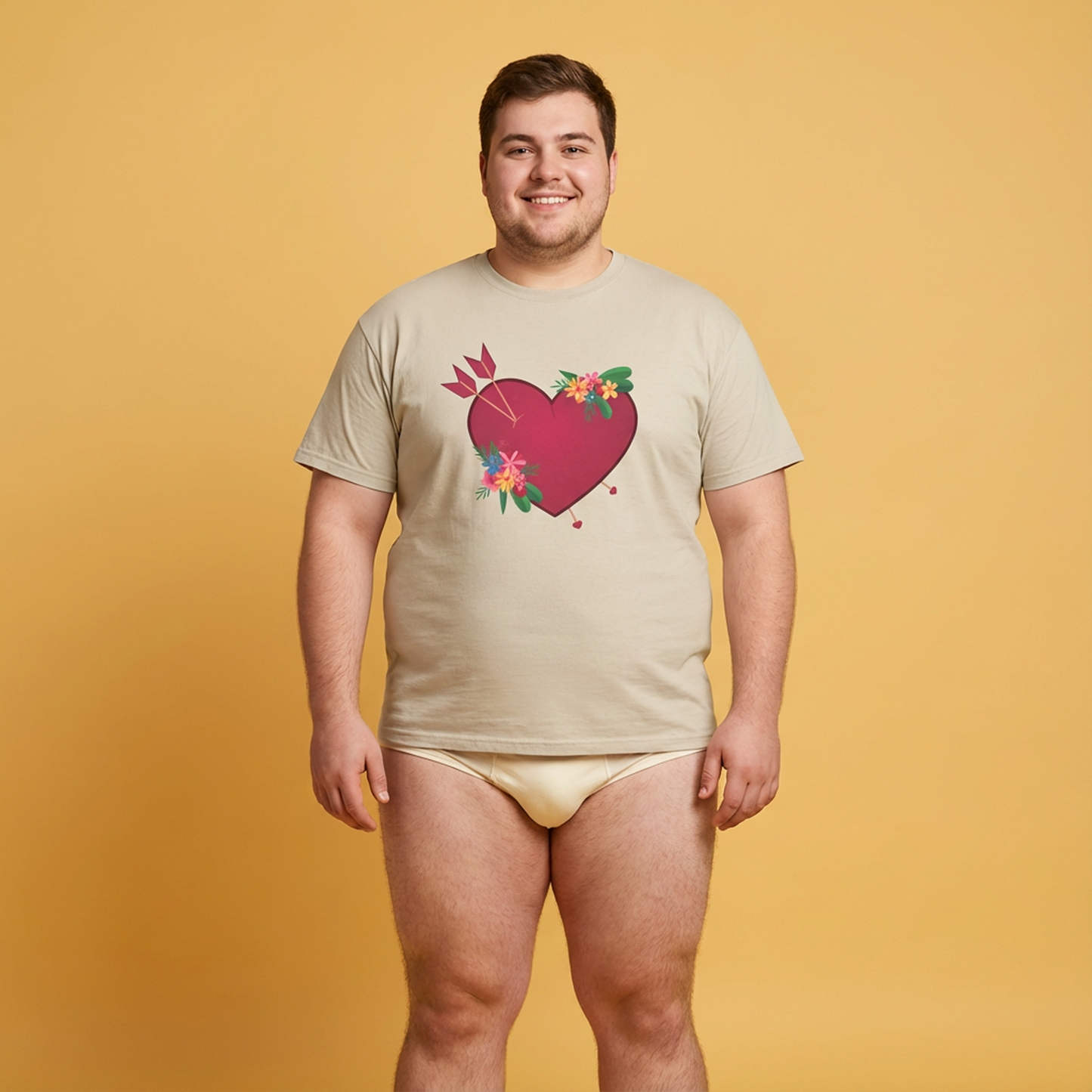 Heart full of love (front) unisex crewneck t-shirt