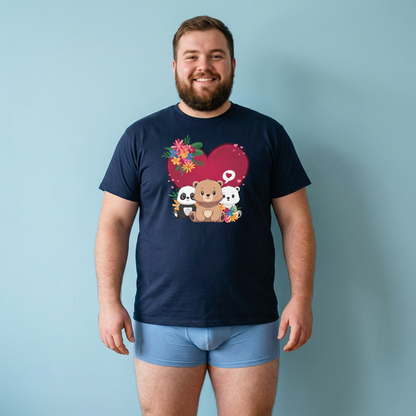 Bears full of love (front) unisex crewneck t-shirt