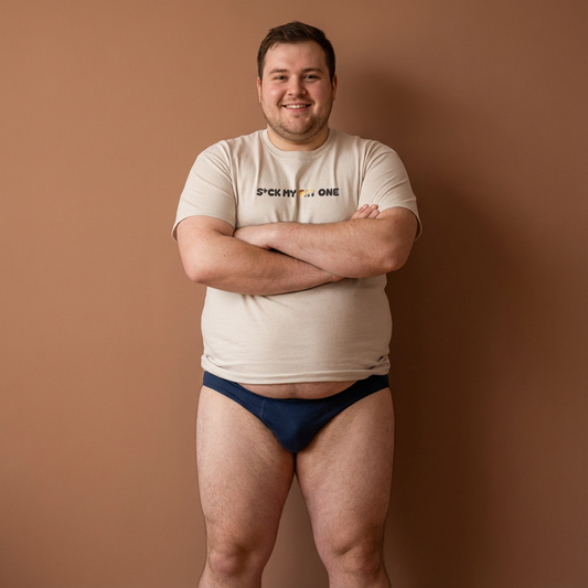 Suck my fat one bear flag mini (front) unisex crewneck t-shirt