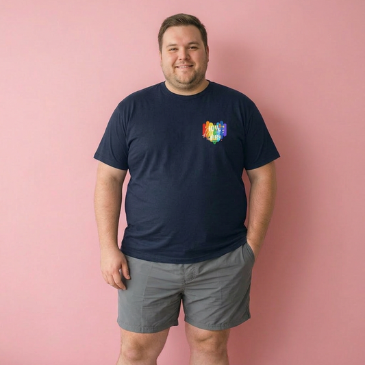 Love always wins rainbow mini (front) unisex crewneck t-shirt