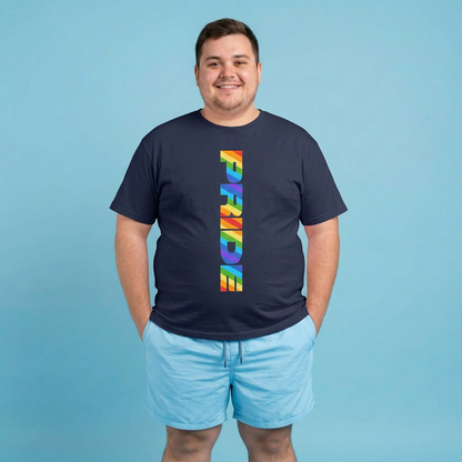 Pride rainbow (front) unisex crewneck t-shirt