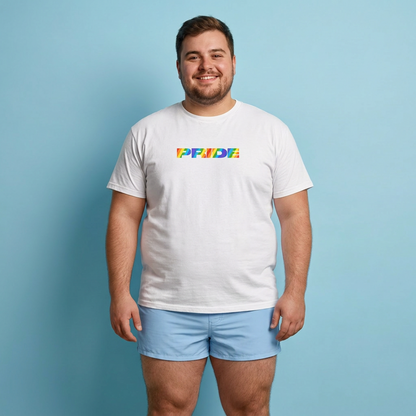 Pride mini rainbow (front) unisex crewneck t-shirt