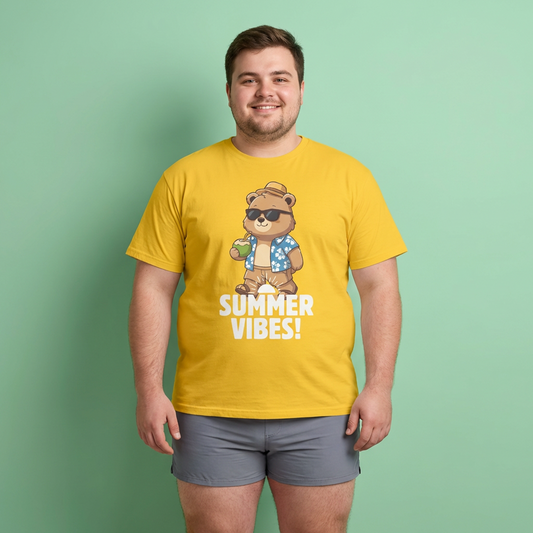 Summer vibes (front) unisex crewneck t-shirt