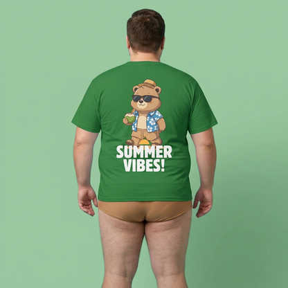 Summer vibes (back) unisex crewneck t-shirt